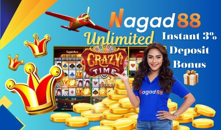 nagad88 3% deposit bonus..